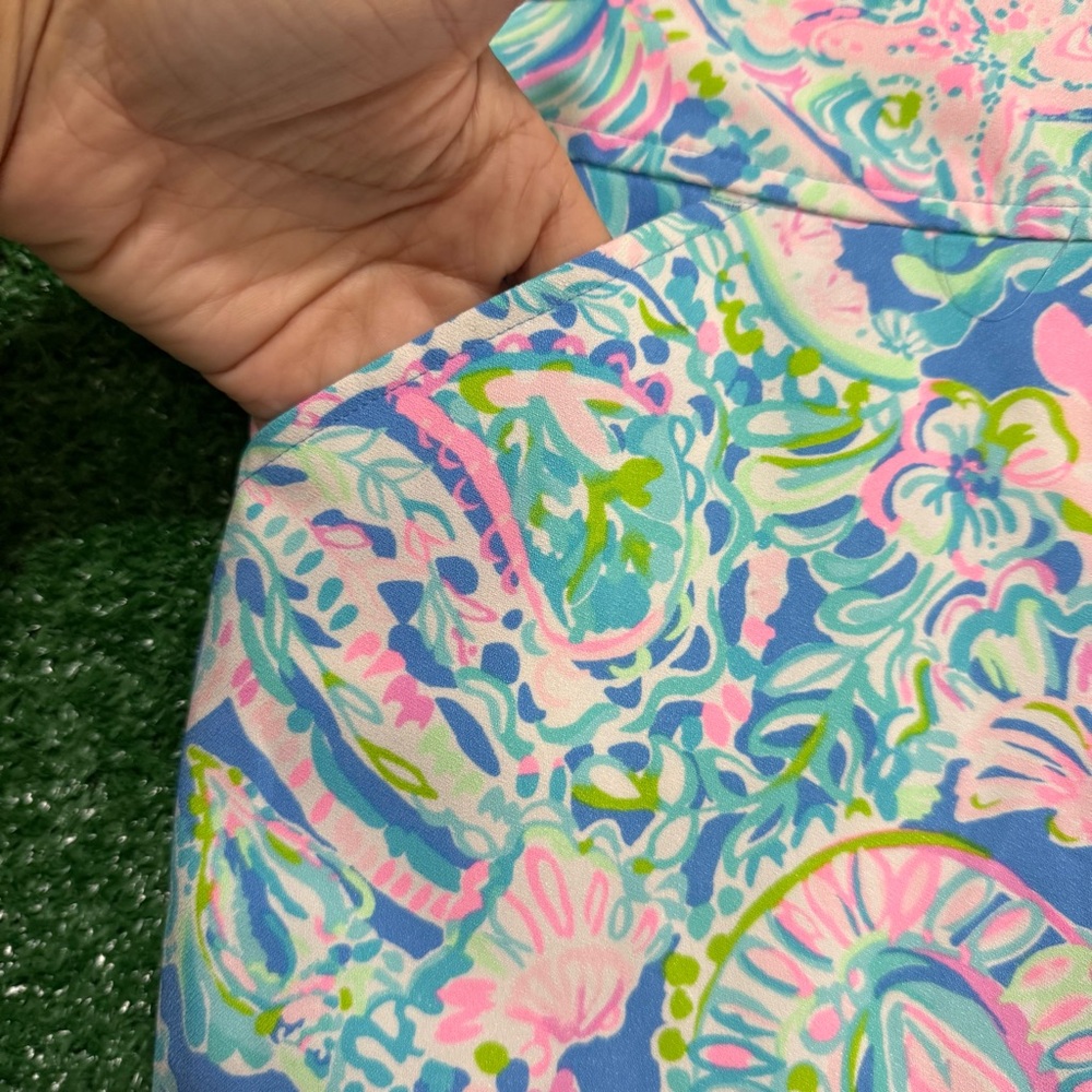 Lilly Pulitzer Jonas Skort Floral Dream Team Print Hampton Vacation Beach - Picture 3 of 10